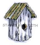I-188 Birch Birdhouse